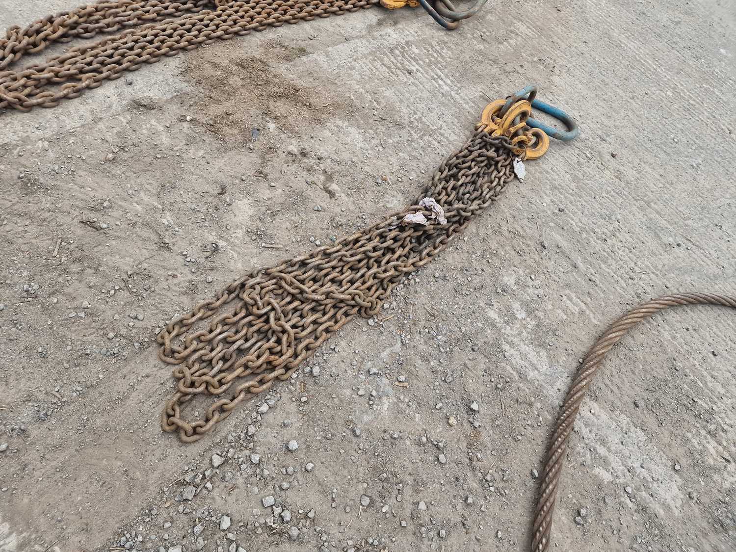 Lot 4 Leg Lifting Chains Long & Shortners