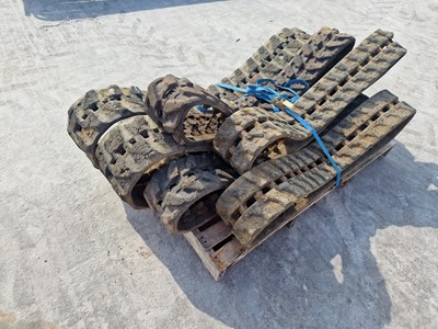 Lot Selection of Rubber Tracks to suit Mini Excavator (6 of)