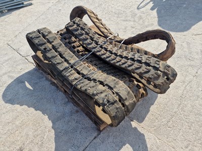 Lot Selection of Rubber Tracks to suit Mini Excavator (5 of)