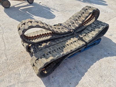 Lot Selection of Rubber Tracks to suit Mini Excavator (4 of)