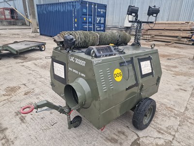 Lot Gemini Single Axle Heater / 5KvA Generator /  Lighting Tower