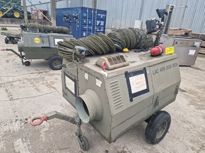 Lot Gemini Single Axle Heater / 5KvA Generator /  Lighting Tower