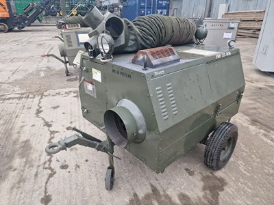 Lot Gemini Single Axle Heater / 5KvA Generator