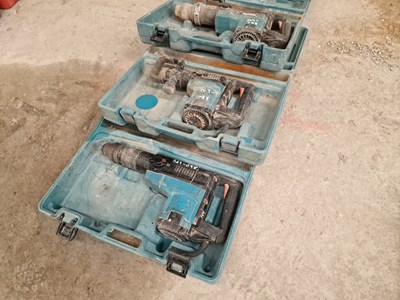 Lot Makita SDS Hammer Drill (3 of)(No Power Lead)