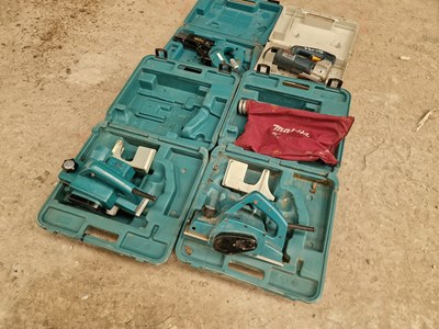 Lot Selection of Wood Working Tools (4 of)(No Power Lead)