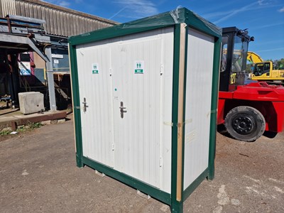 Lot Unused Double Toilet Block