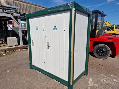 Lot Unused Double Toilet Block