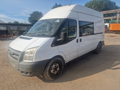 Lot Ford Transit 100T350 6 Speed Welfare Van (Tested 8/24)