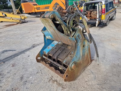 Lot Hawkfawk Crushing Bucket 65mm Pin to suit 13 Ton Excavator