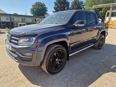 Lot 2017 Volkswagen Amarok V6 4WD Crew Cab Pick Up, Auto, Sat Nav, Reverse Camera, Parking Sensors, Full Leather, Heated Seats, Bluetooth, Cruise Control, A/C (Reg. Docs. to Follow)