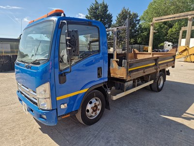 Lot 2013 Isuzu N75.190 4x2 Drop Side Tipper Lorry, Binotto Gear, Automatic Gear Box (Reg. Docs. & Plating Certificate Available, Tested 09/24)