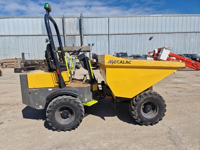 Lot 313 - Mecalac TA3 3 Ton Dumper, Roll Bar