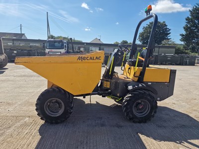 Lot 313 - Mecalac TA3 3 Ton Dumper, Roll Bar