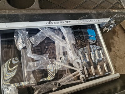 Lot 65 - Unused Germany Tools Gunterwagen 6 Drawer Tool Trolley complete with 159 Piece Tool Set