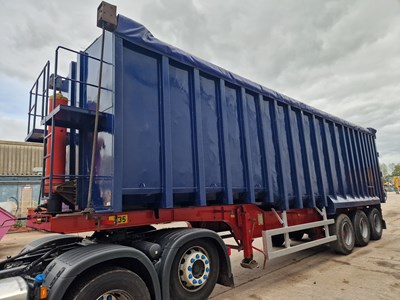 Lot 125 - 2008 SDC Tri Axle Bulk Tipping Trailer, WLI, Easy Sheet