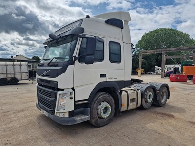 Lot 142 - 2017 Volvo FM460 Euro6 6x2 Midlift, Tipping Gear, Slider, Automatic Gear Box, A/C