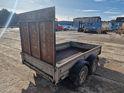 Lot 129 - Twin Axle Plant Trailer, Ramp