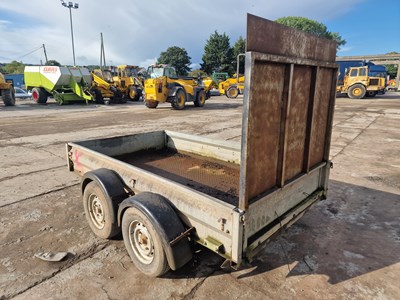 Lot 129 - Twin Axle Plant Trailer, Ramp