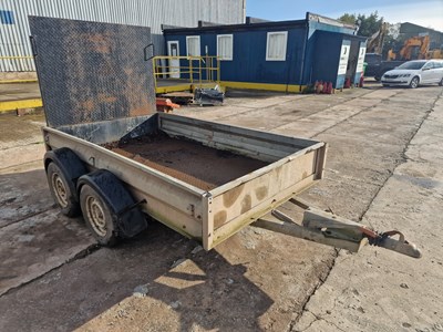 Lot 129 - Twin Axle Plant Trailer, Ramp