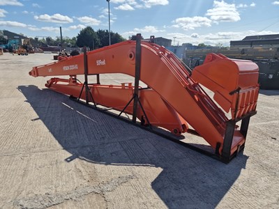 Lot 160 - Unused 50' Long Reach Boom, Dipper & Bucket to suit Hitachi ZX210