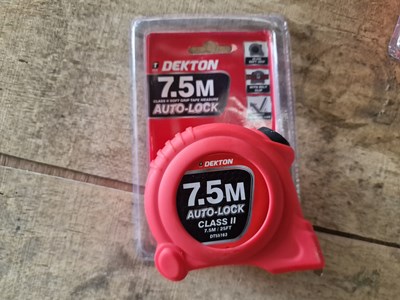 Lot 24 - Dexton 7.5m Tape Measure (3 of)