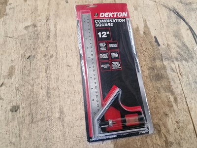 Lot 20 - Dexton 12" Combination Square (3 of)