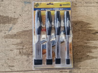 Lot 43 - Marksman 4Pcs Wood Chisel Set (3 of)