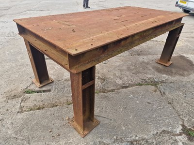 Lot 130 - 8' x 4' Steel Work Bench