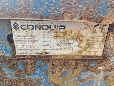 Lot 651 - 2016 Conquip 2000Kg Tipping Skip to suit Forklift