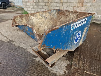 Lot 651 - 2016 Conquip 2000Kg Tipping Skip to suit Forklift