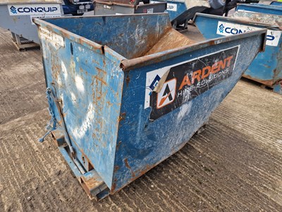 Lot 647 - 2021 Conquip 2000Kg Tipping Skip to suit Forklift