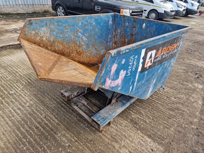 Lot 647 - 2021 Conquip 2000Kg Tipping Skip to suit Forklift