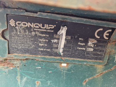 Lot 441 - 2021 Conquip 2000Kg Skip to suit Forklift