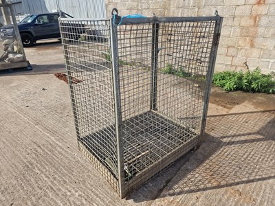 Lot 560 - Gas Bottle/Oil Storage Cage to suit Forklift