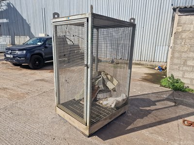 Lot 559 - Gas Bottle/Oil Storage Cage to suit Crane