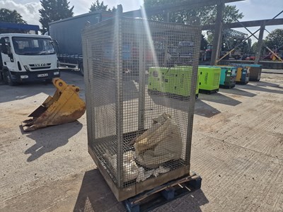 Lot 559 - Gas Bottle/Oil Storage Cage to suit Crane