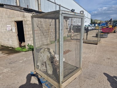 Lot 559 - Gas Bottle/Oil Storage Cage to suit Crane