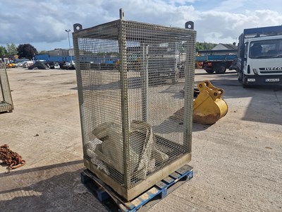 Lot 559 - Gas Bottle/Oil Storage Cage to suit Crane