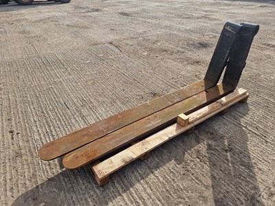 Lot 481 - 8' Forks to suit Forklift (1 Pair)