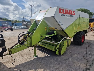 Lot 135 - 2004 Claas Quadrant 2100 Single Axle PTO Driven Square Baler, Auto Lube, Remote