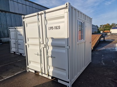 Lot 279 - Unused 9' Container, Side Door & Window