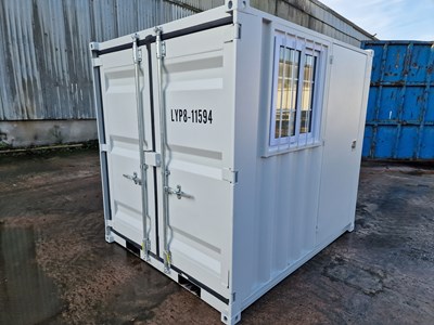 Lot 307 - Unused 8' Container, Side Door & Window