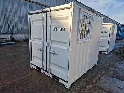 Lot 286 - Unused 8' Container, Side Door & Window