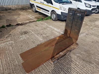 Lot 482 - 6' Forks to suit Forklift (1 Pair)