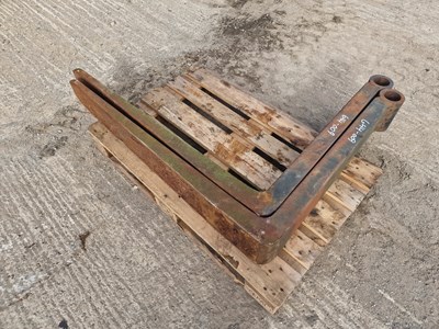 Lot 483 - 4' Forks to suit Forklift (1 Pair)