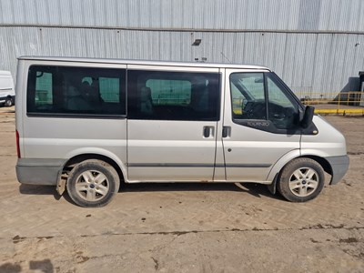 Lot 79 - 2011 Ford Transit Tourneo 6 Speed 9 Seater Mini Bus, Side Doors, A/C