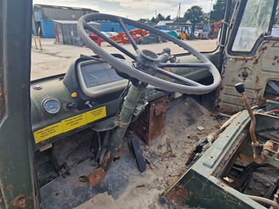 Lot 677 - Bedford TK 4x4 Drop Side Flat Bed Lorry (Non Runner)