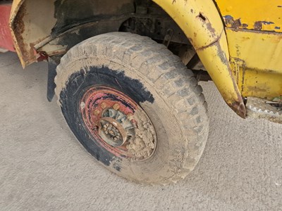 Lot 677 - Bedford TK 4x4 Drop Side Flat Bed Lorry (Non Runner)