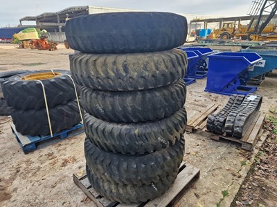 Lot 632 - 1100 - 20 Wheels and Tyres (6 of)