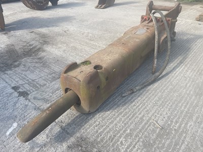 Lot 591 - Rammer Hydraulic Breaker 90mm Pin to suit 30 Ton Excavator